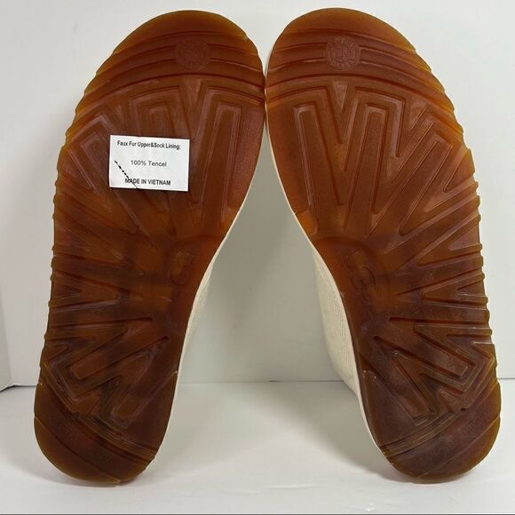 Mens UGG Neumel Natural Lace Up Hemp Canvas Chukka Boots in Natural 9 - Picture 8 of 10